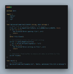 optimization code snippet